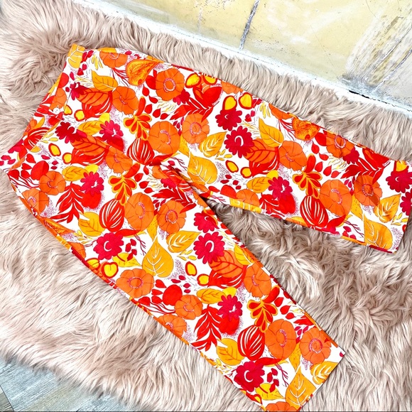 Bob Mackie  Floral Print 100% Silk Pants 4P - Picture 3 of 10